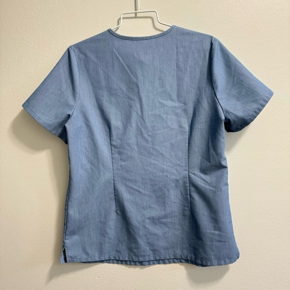 Women’s Catarina One-Pocket Scrub Top Light Blue Size Medium - Picture 5 of 8